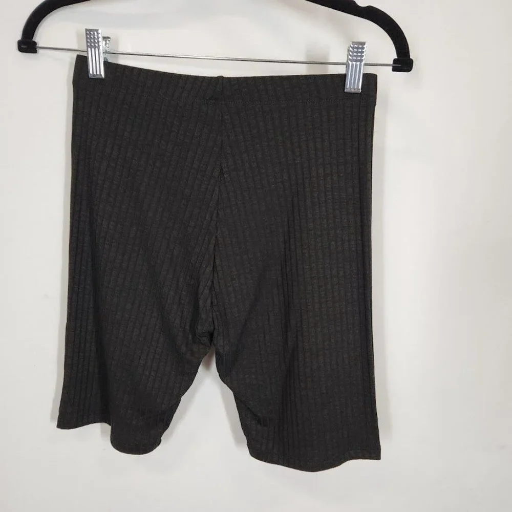 ASOS DESIGN legging‎ shorts in rib in black Size US 4